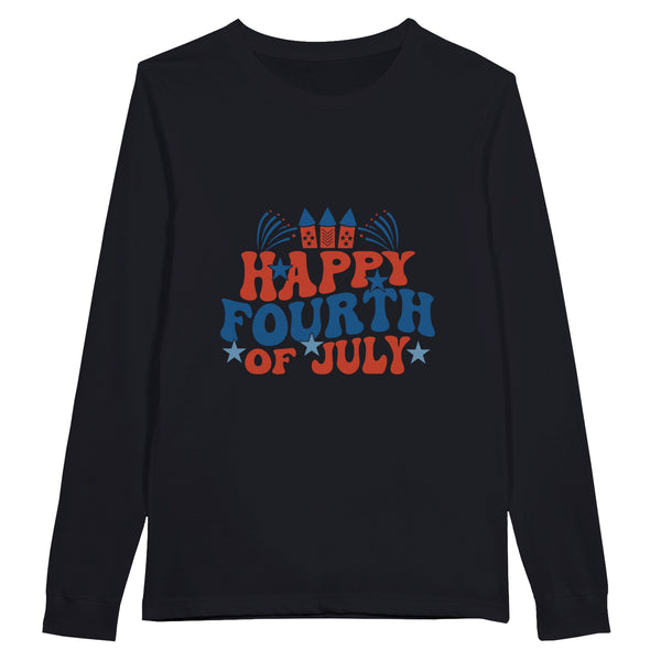 Celebrate in Style - Happy Fourth of July Shirt - Dark Gray - Sweatshirts