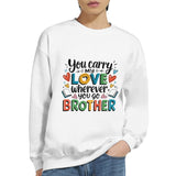 Carry My Love - Vibrant Sibling Sweatshirt - - Sweatshirts