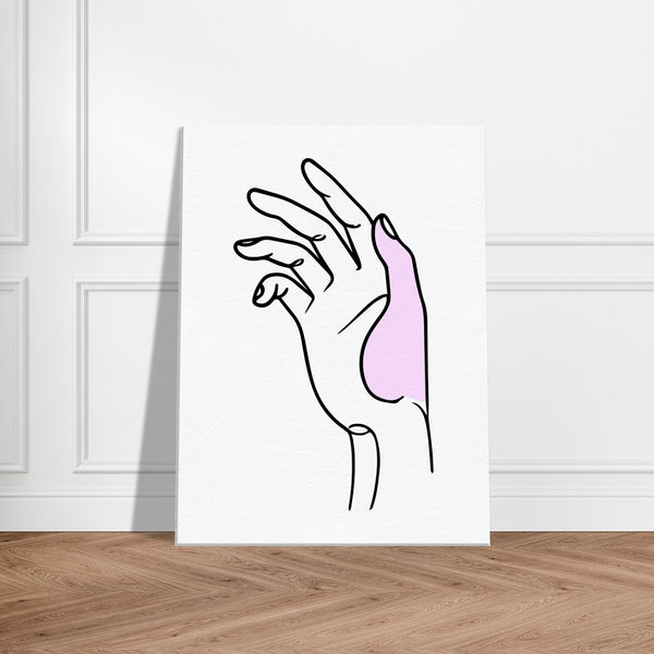 Canvas Charm - Hand Illustration with Natural Texture - 45x60 cm 18x24″ - Canvas Prints