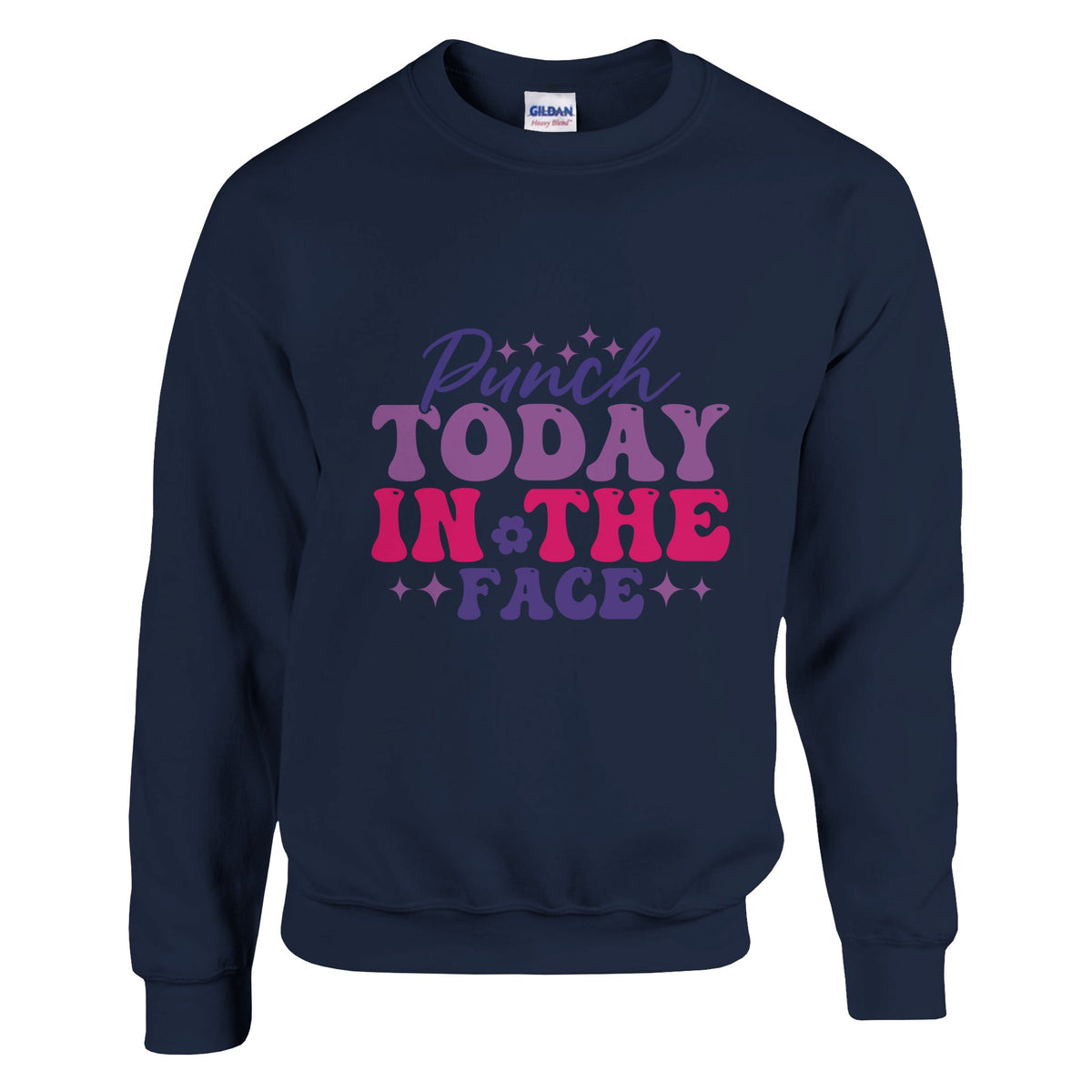 Seize the Day - Punch TODAY in the Face - Navy - Sweatshirt