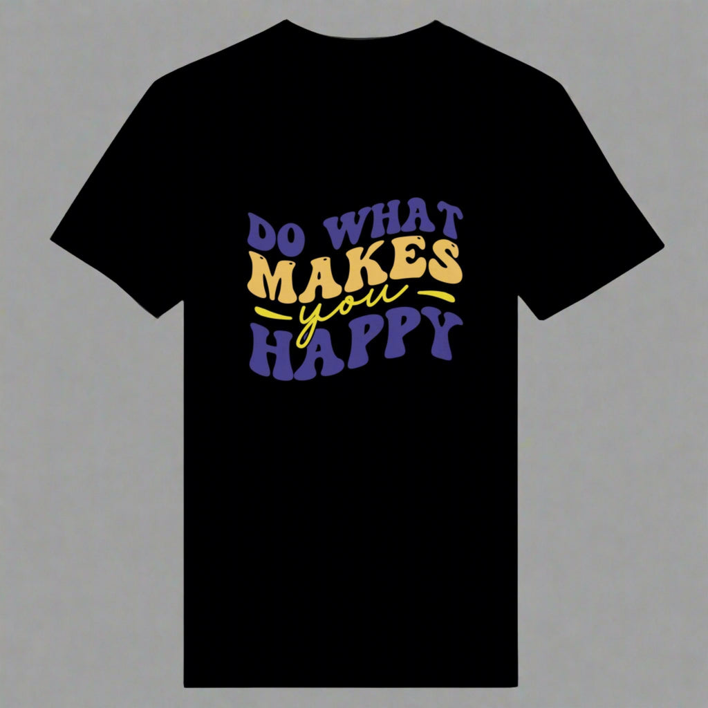 Embrace Joy - 'Do What Makes You Happy' - Black - T-shirts