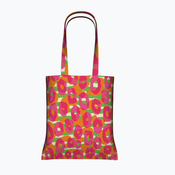 Color Splash Carryall - Modern Leopard Twist - - Tote Bags