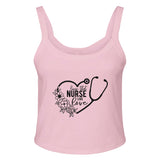 Livin' the Nurse Life - Love, Care, and Memories - solid pink blend - Print Material