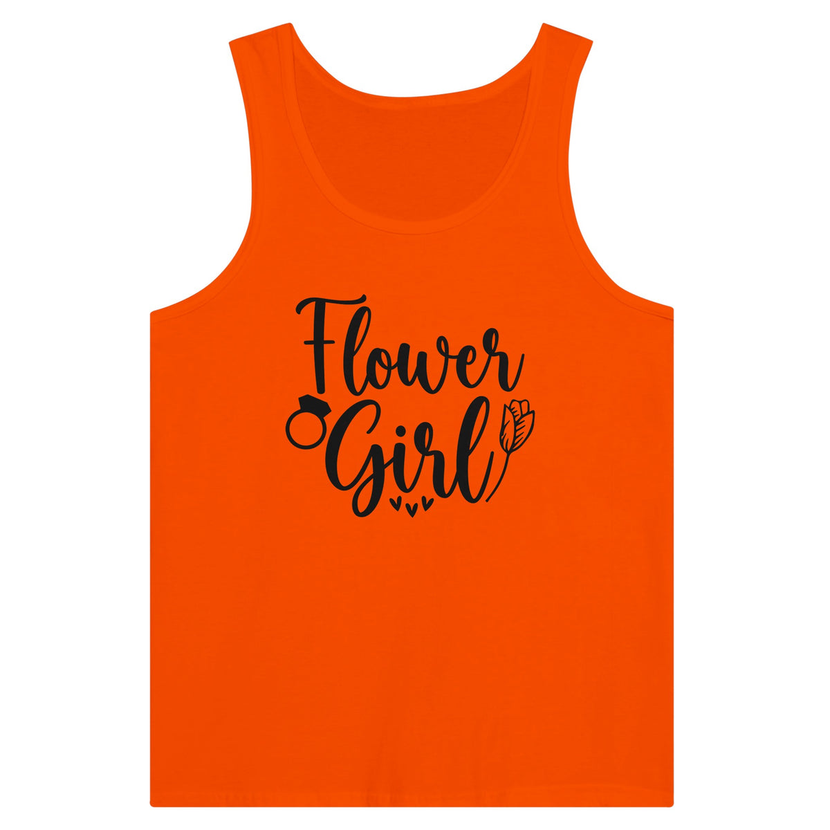 Sweet as a Flower - Girl Power Tank - Orange - T-shirts