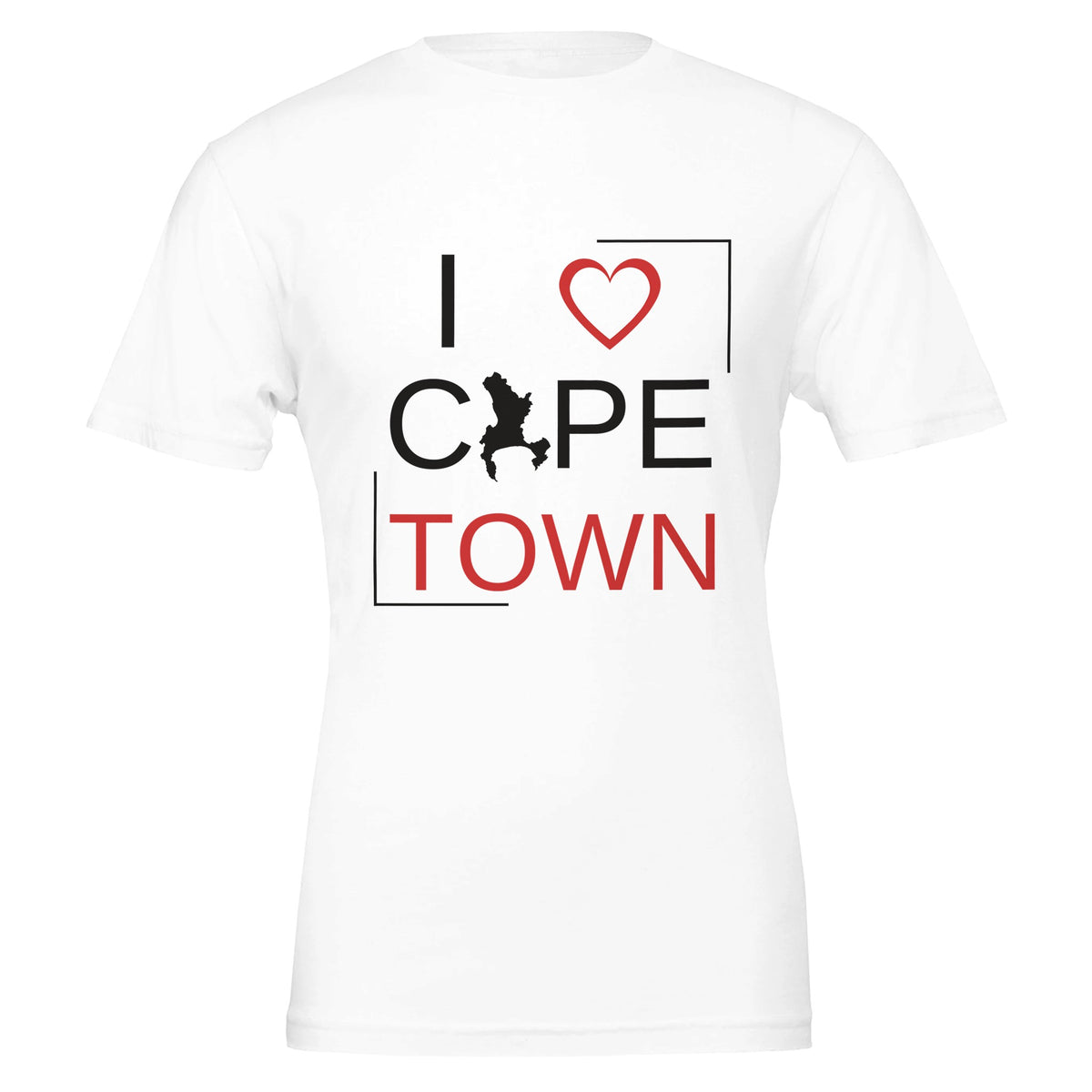 I Love Cape Town - Heartfelt Pride - White - T-Shirts