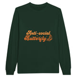 Embrace Your Inner Contradictions - Anti-social Butterfly - Forest Green - Sweatshirts