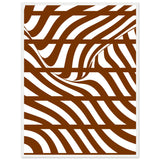 Flowing Lines - Contemporary Wall Art - 60x80 cm 24x32″ White frame - Wooden Framed Posters