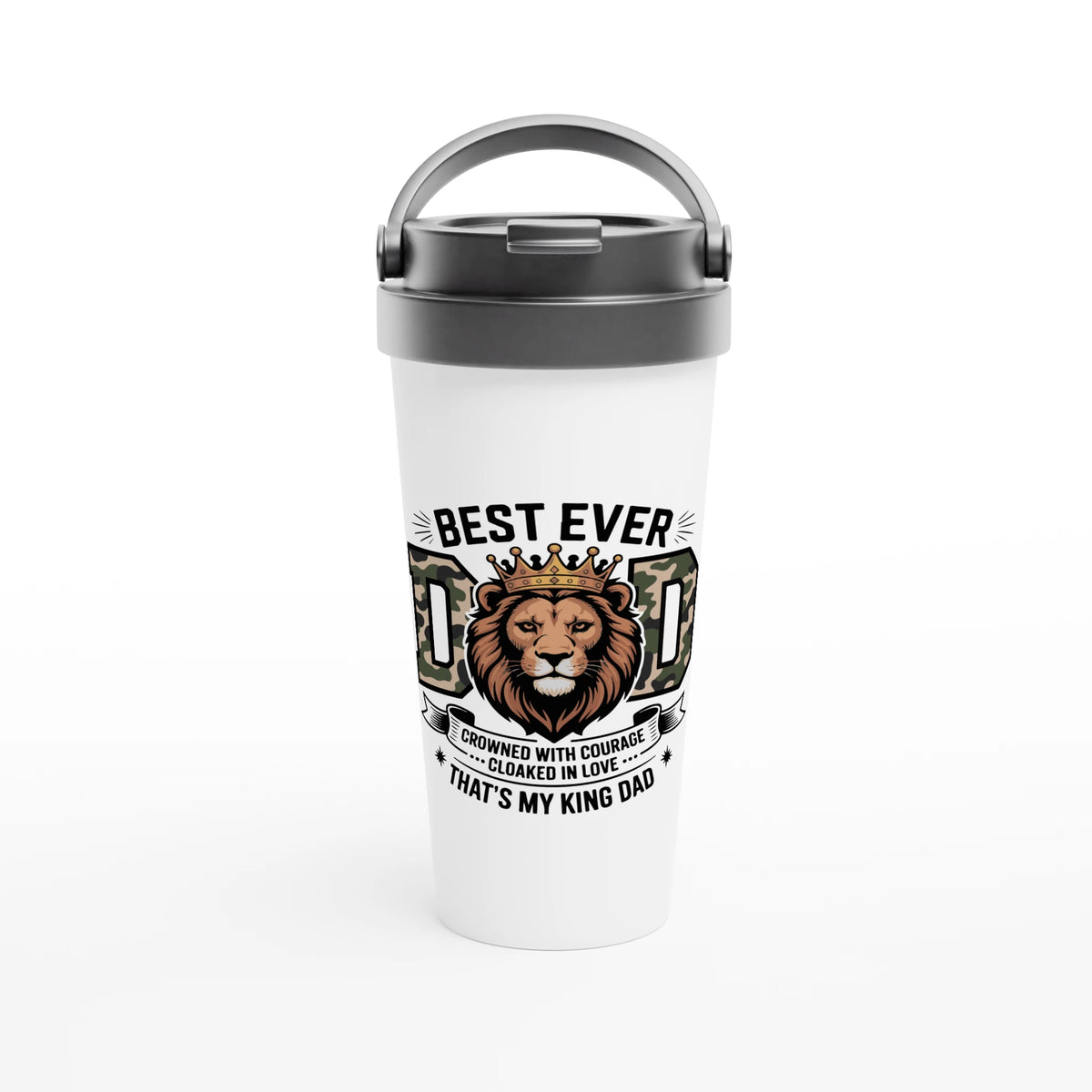 Best Ever Dad – Stainless Steel Mug Gift - - Mugs