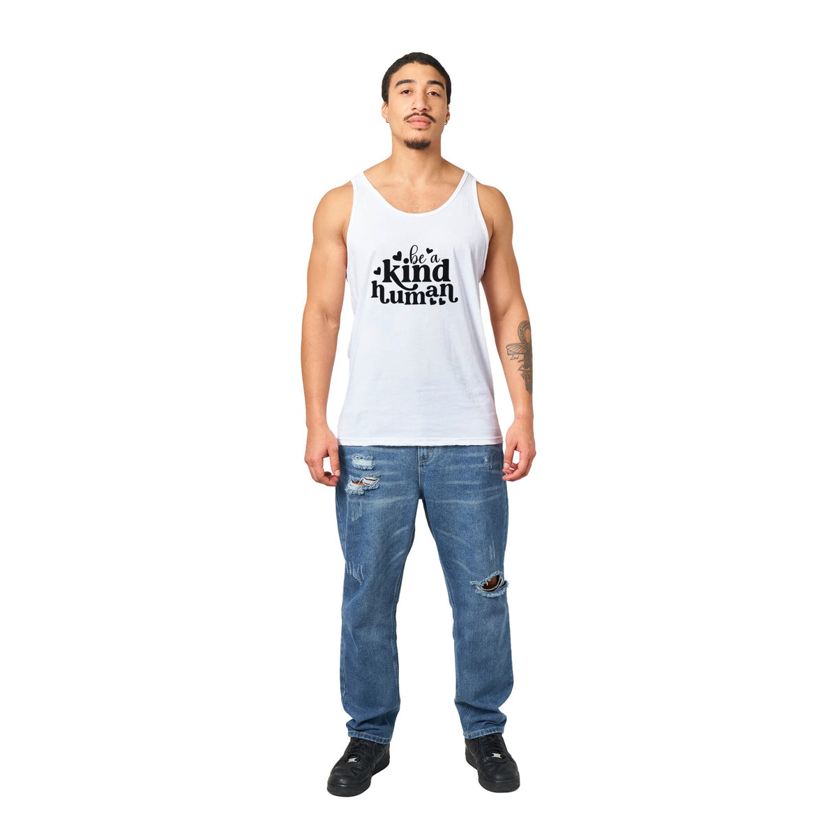 Embrace Empathy - Be a Kind Human - - Tank Tops