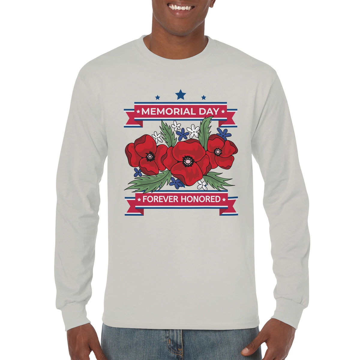 Forever Honored Tee – A Memorial Day Gift of Gratitude - - Long Sleeves T-shirts