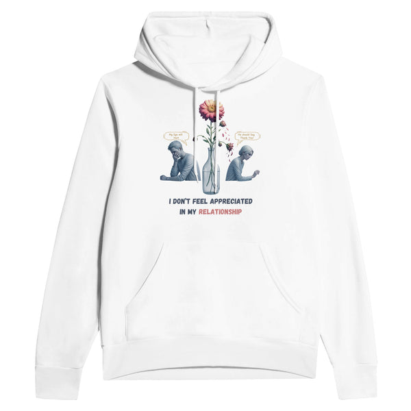 Appreciation in Silence – A Relationship's Echo - - Hoodies