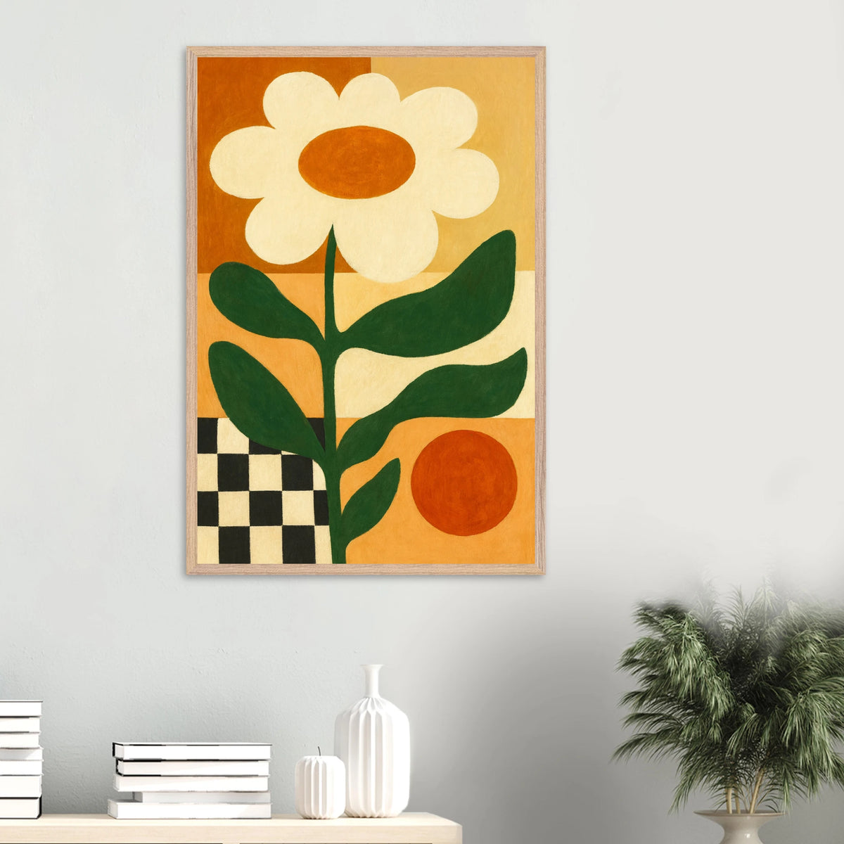 Wooden Framed Poster – A Gift of Sunshine Memory - Wood frame - Wooden Framed Posters