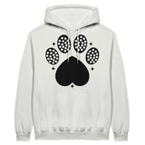 Tread Lightly - Dog Paw Print Hoodie for Animal Lovers - White - Hoodies