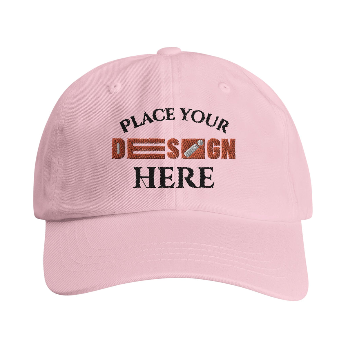 Stay Stylish with Our Low-Profile Camo Dad Cap - Pink - Caps