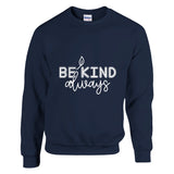 Kindness in Layers - A Cozy Reminder - Navy - sweatshirt