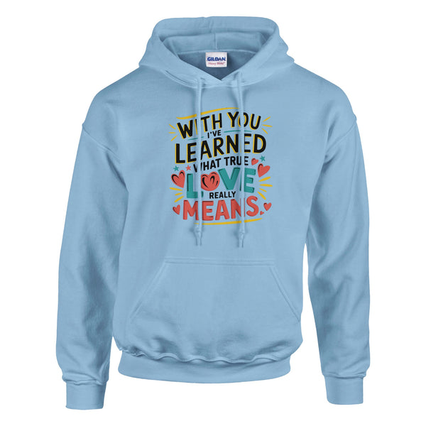 True Love, True Comfort - A Gift for Him - Light Blue - Hoodies