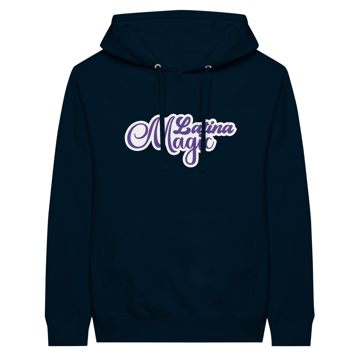 Latina Magic - Magie Latine Unisex Pullover Hoodie - Navy - Print Material