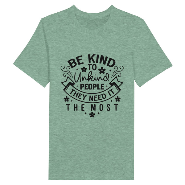 Be the Light - Radiate Kindness in Every Stitch - Heather Mint - T-shirts