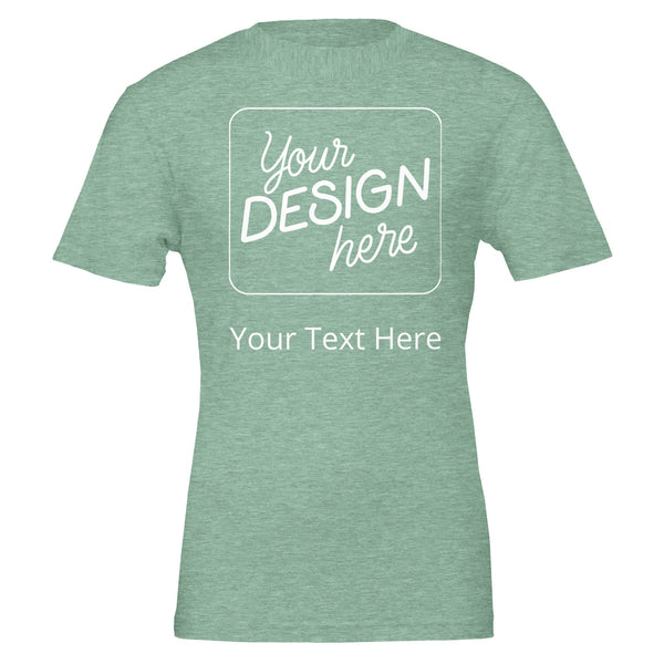 Tailored Fit & Soft Feel - Your Perfect Custom T-shirt - Heather Mint - T-shirts