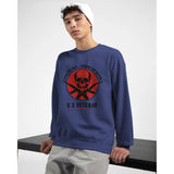 Defend with Pride - U.S. Veteran Patriotic Sweatshirt - Purple - Sweatshirts