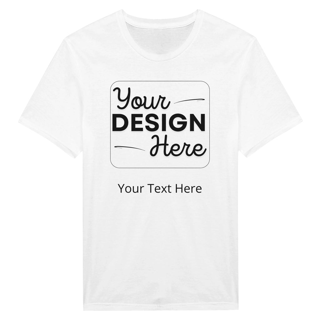 Soft, Strong, Stylish - The Classic Customizable Crewneck Tee - White - Crewneck T-shirts