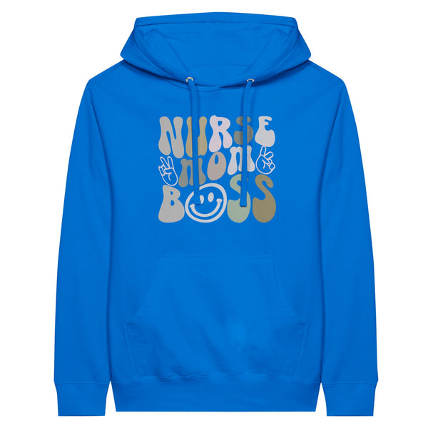 Celebrate the Strength of Nurse, Mom, Boss - Unisex Hoodie - Royal - Hoodies