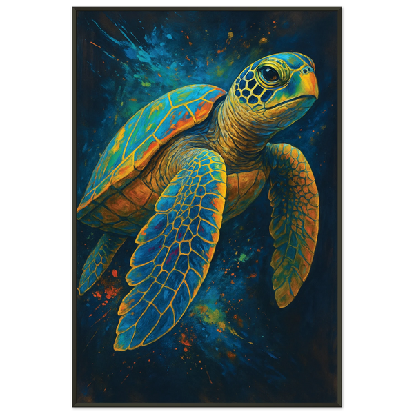 Gift Ocean Memories – Sea Turtle Metal Framed Poster - Default Title - Metal Framed Posters