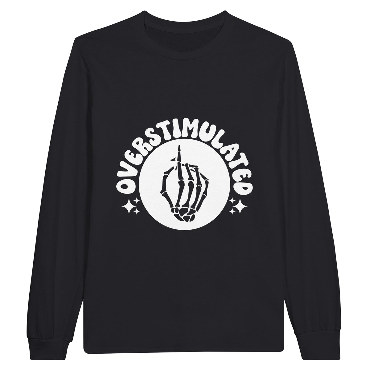 Overstimulated Chaos - Wearable Reflections - Black - Sweatshirt