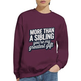 Greatest Gift of All - Brotherly Love Crewneck - Maroon - Sweatshirts