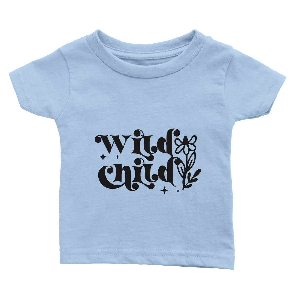 Dare to Be Different, Wear Our 'Wild Child' Tee with Pride - Baby Blue - Kids' T-shirts