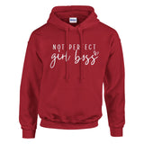 Own Your Imperfections - Not Perfect Hoodie - Cherry Red - Hoodies