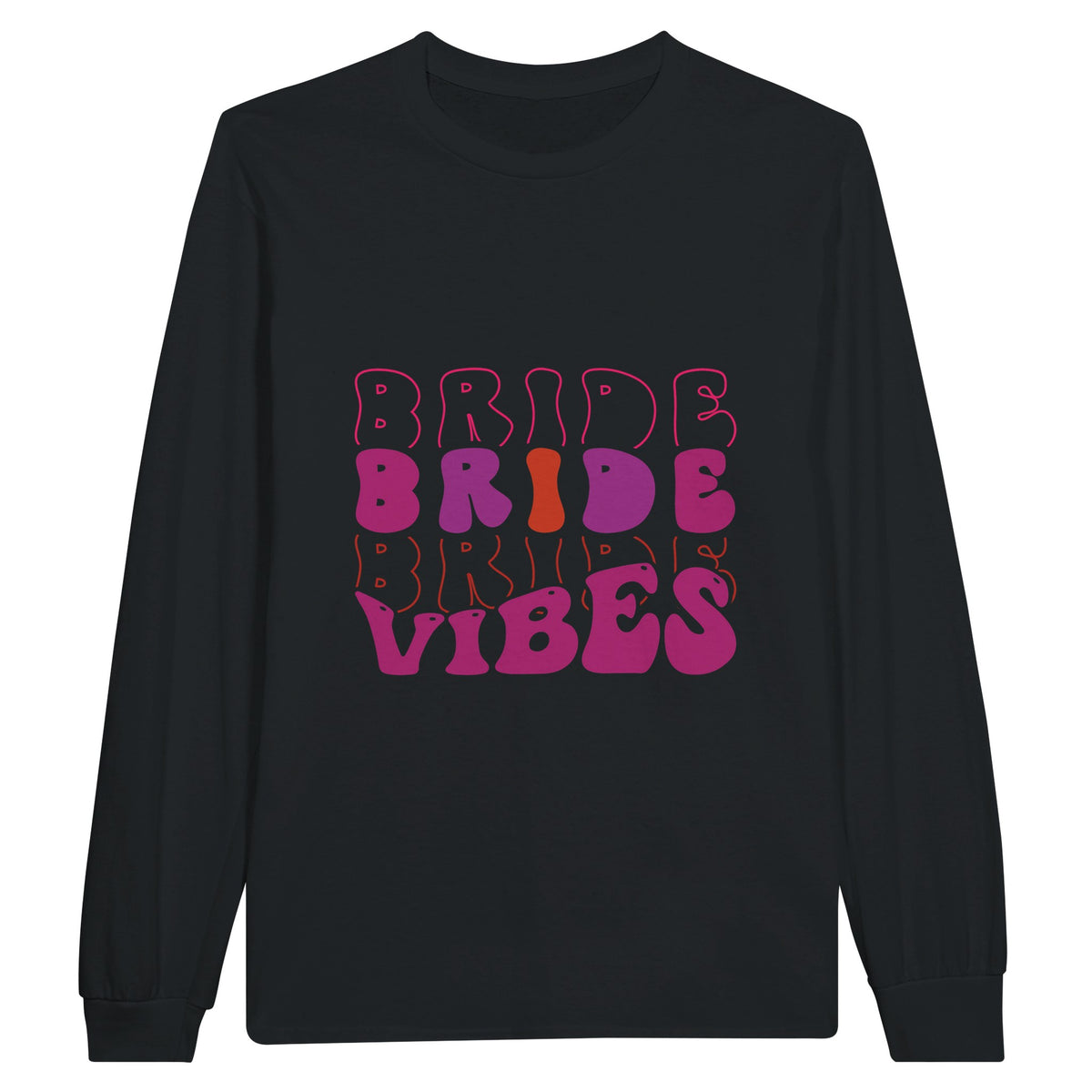 Bride Vibes - Capturing Moments - Creating Memories Long-sleeve T-shirt - Black - Long Sleeve T-shirts