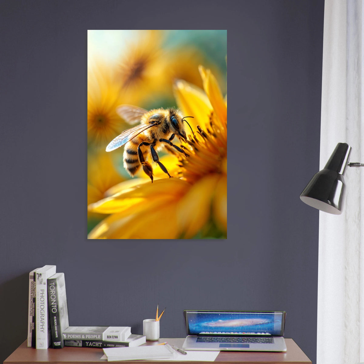 Golden Buzz – Fine Art Poster Gift Print - Default Title - Posters