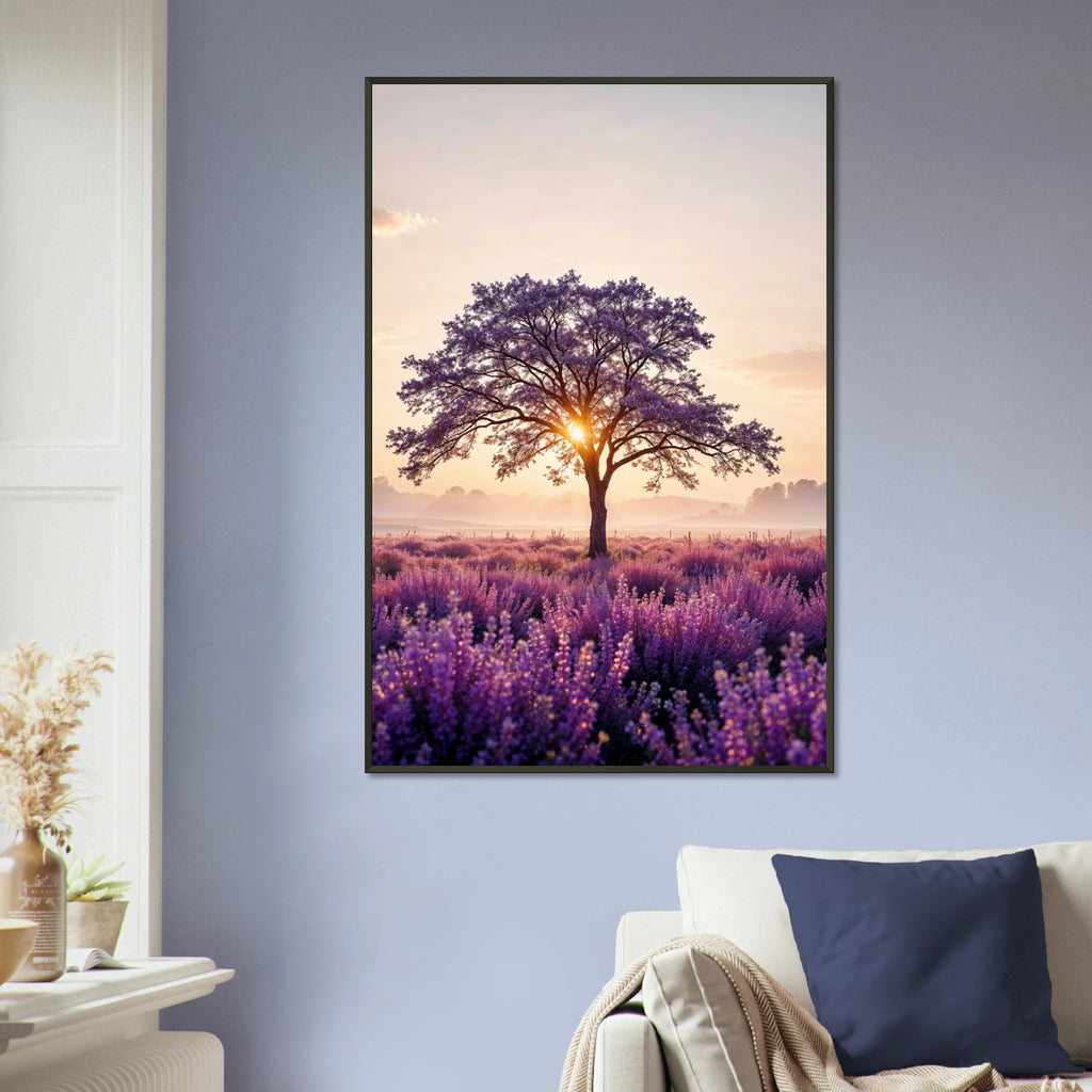 Golden Silence at Sunset - Metal Framed Poster - Default Title - Metal Framed Posters