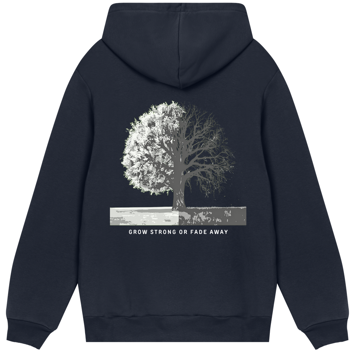 Strong Roots - Express Yourself Hoodie - Dark blue men - Hoodies