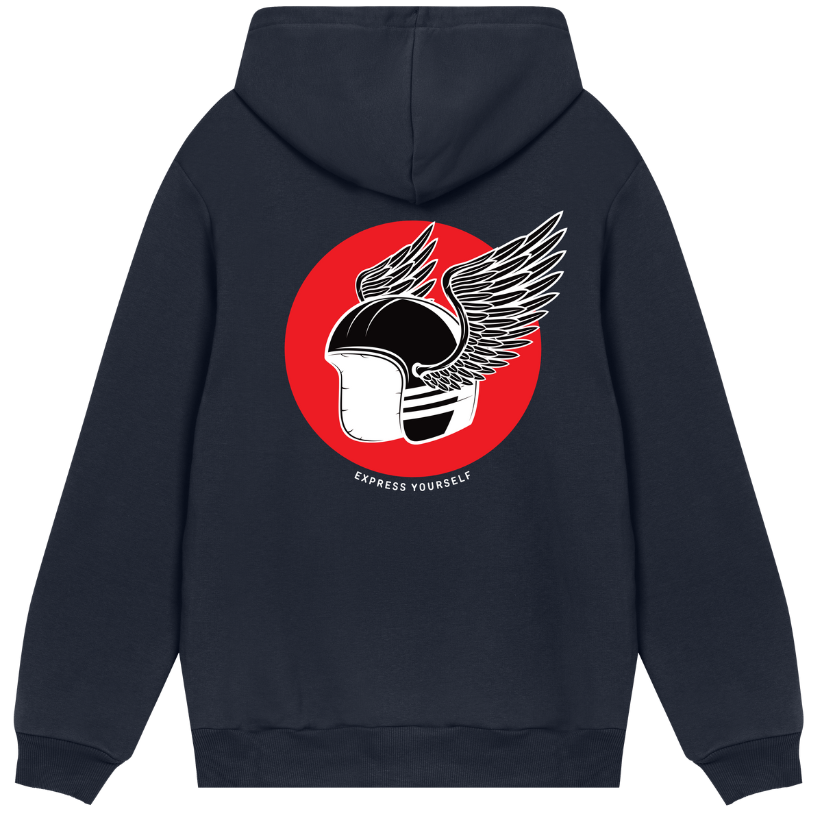 Wings of Freedom Hoodie - Dark blue men - Hoodies