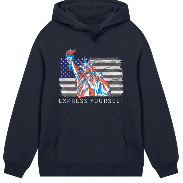 Liberty in Style - o' Jimu Ray 4th July Special - Dark blue men - Hoodies