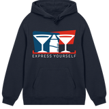 Cultural Fusion - Express Yourself Hoodie - Dark blue men - Hoodies