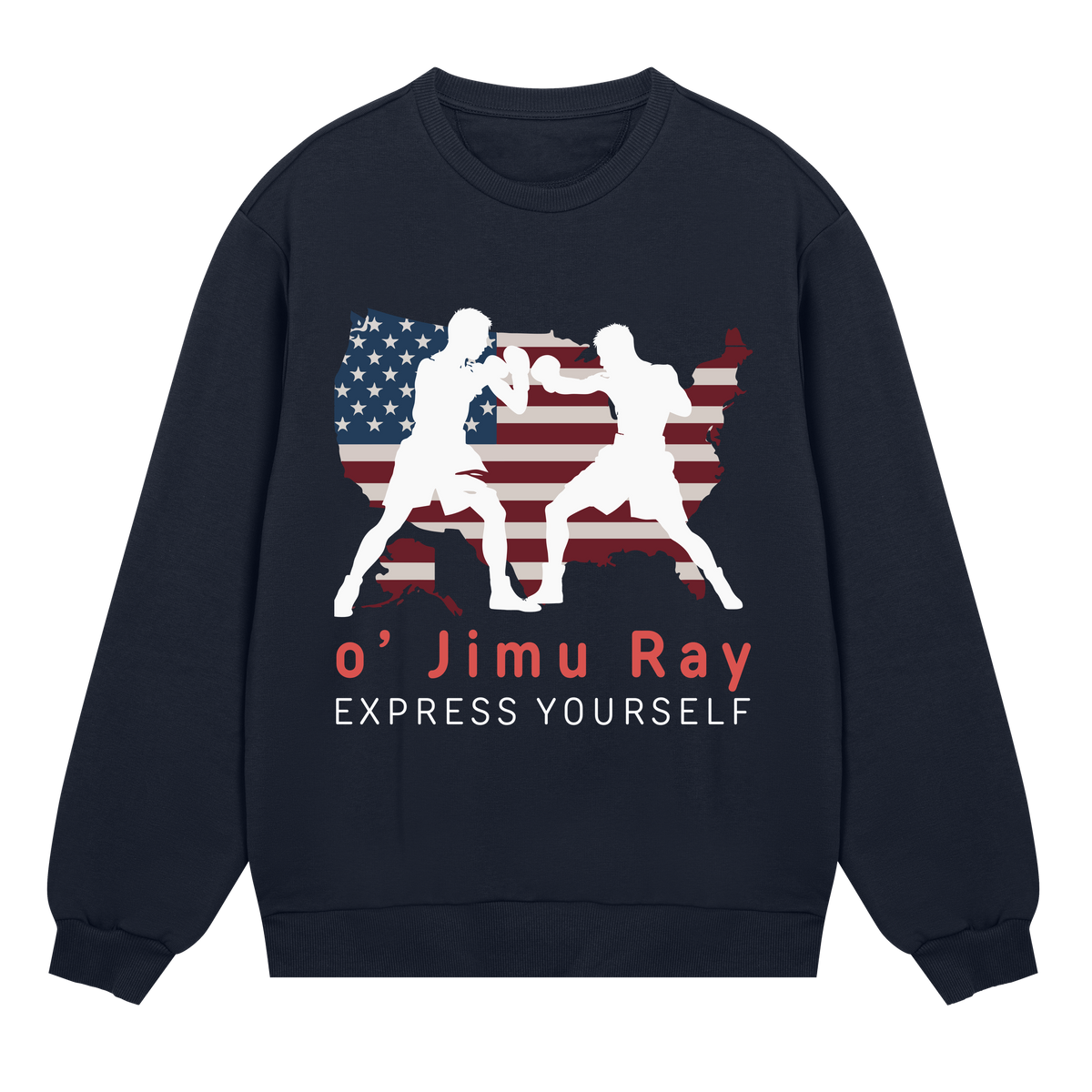 Fight and Freedom - o' Jimu Ray 4th July Sweatshirt - Dark blue men - Sweatshirts