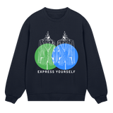 Express Your Elegance - Suit Silhouettes - Dark blue men - Sweatshirts