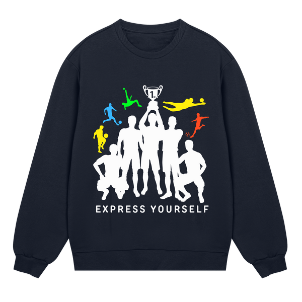 Bold Play - Stylish Soccer Design - Dark blue men - Sweatshirts