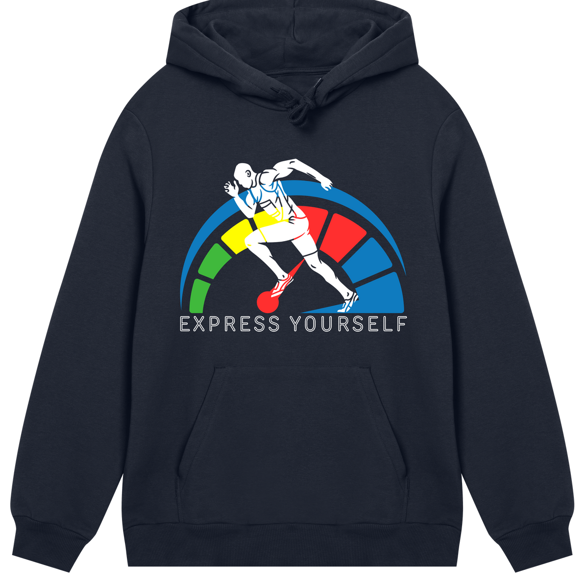 Bold Expressions: - Men’s Hoodie - Dark blue men - Hoodies