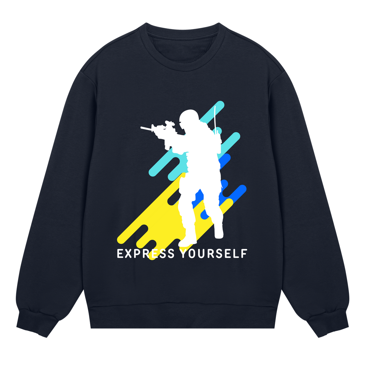 Heritage Re-imagined: Stylish Men’s Sweatshirt - Dark blue men - Sweatshirts