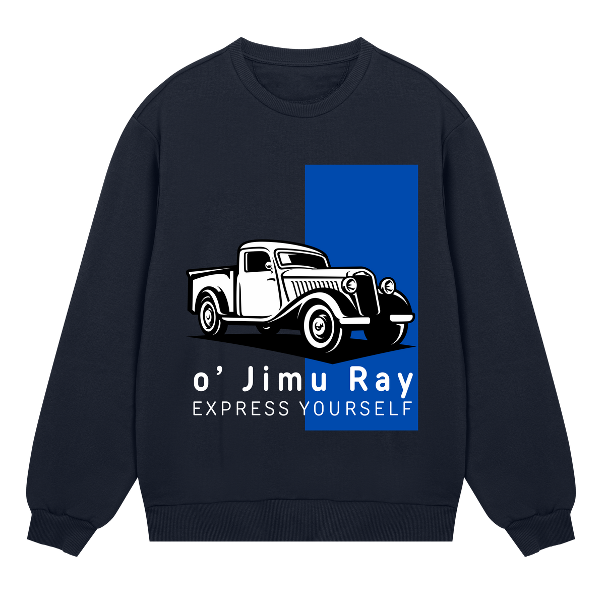 Vintage Vibe Sweatshirt - Dark blue men - Sweatshirts