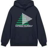 Bold Stripes - The Express Yourself Hoodie - Dark blue men - Hoodies