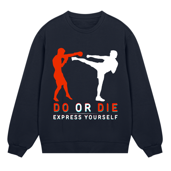 Fight for Style - Do or Die Sweatshirt - Dark blue men - Sweatshirts