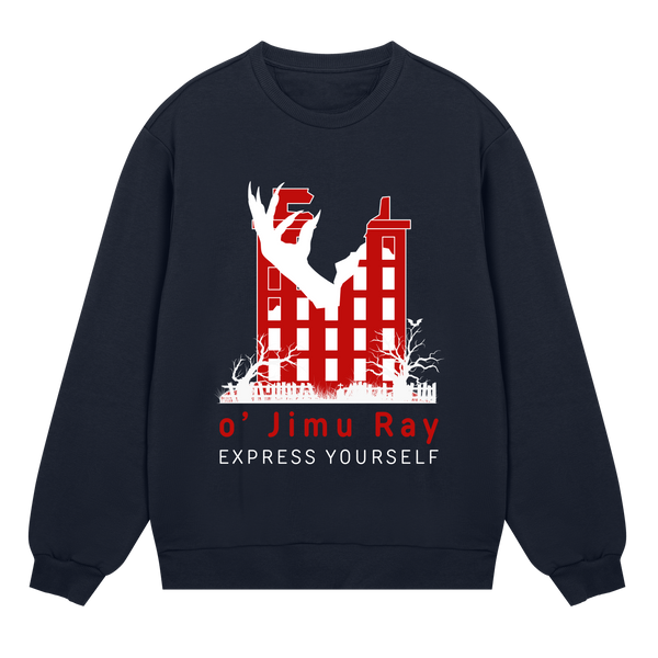 Haunted Elegance Sweater - Dark blue men - Sweatshirts