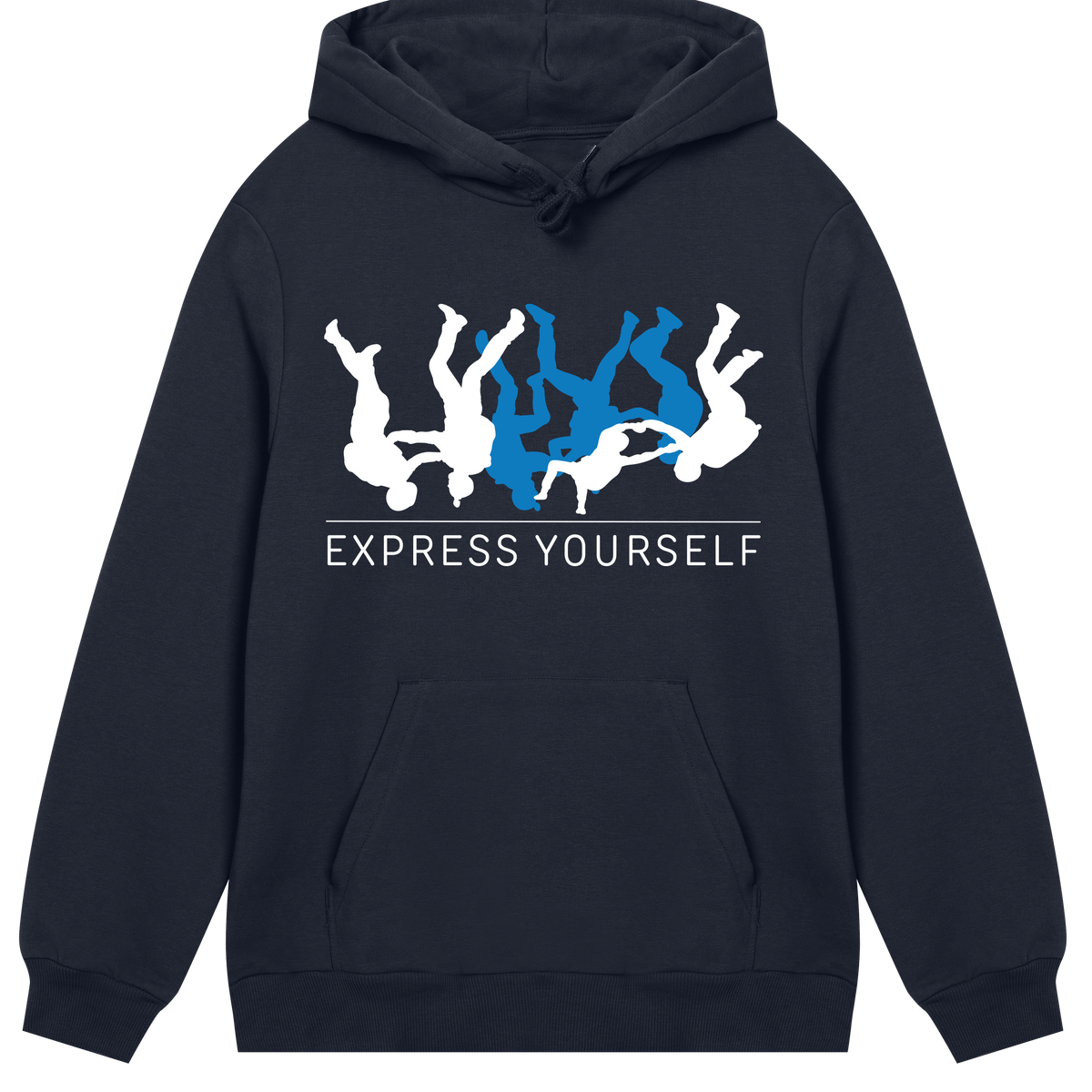 Art in Motion - Stylish Hoodie - Dark blue men - Hoodies