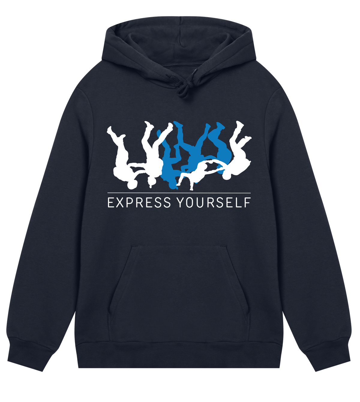 Art in Motion - Stylish Hoodie - Dark blue men - Hoodies