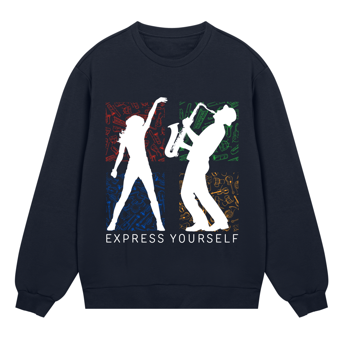 Dynamic Melodies - Stand Out - Dark blue men - Sweatshirts